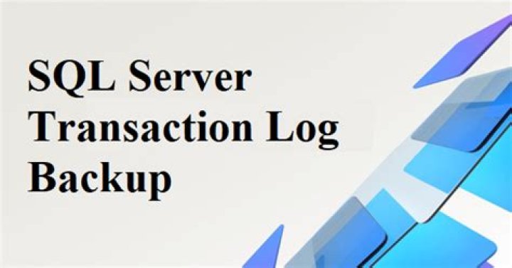 What is SQL Server transaction log backup?