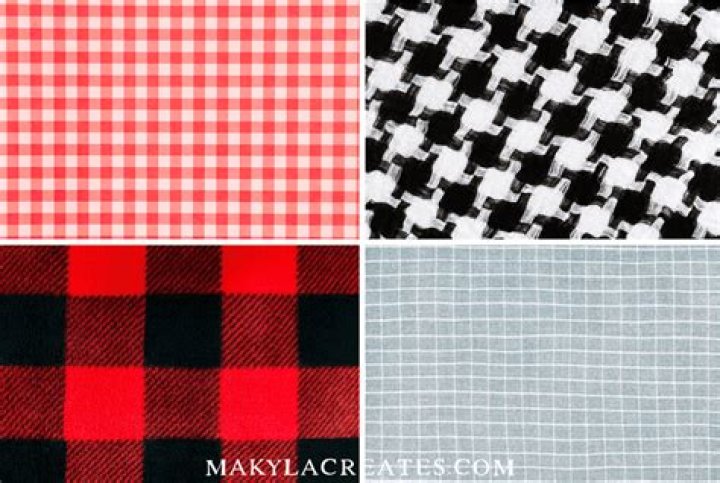 What is the black and white plaid called?