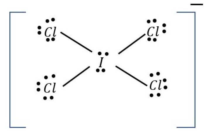 What is the correct molecular geometry for icl4?