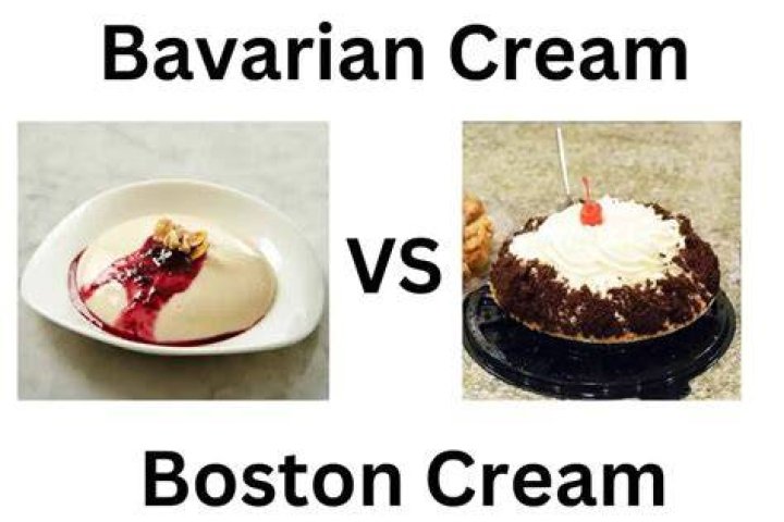 What is the difference between bavarian cream and custard?