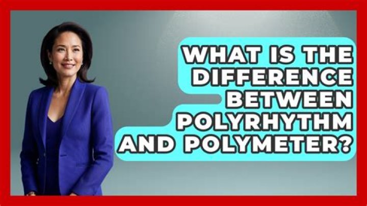 What is the difference between polyrhythm and Polymeter?