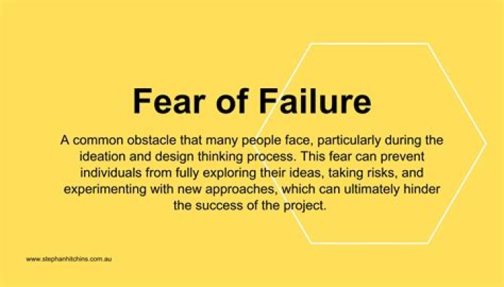What is the fear of failure called?