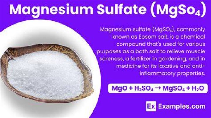 What is the formula for magnesium hydrogen sulfate?