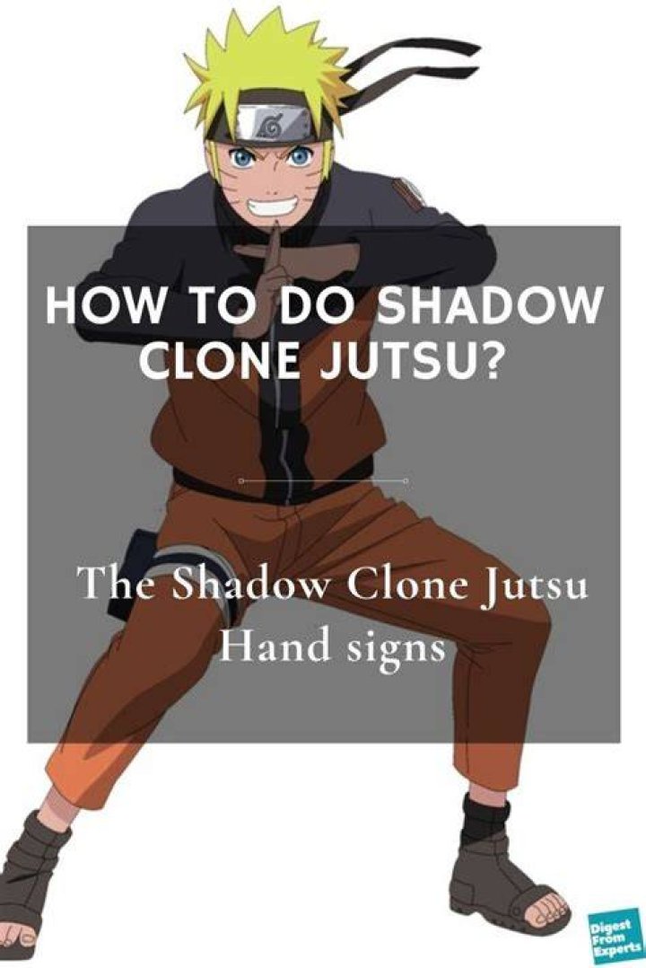 What is the hand sign for Shadow Clone Jutsu?