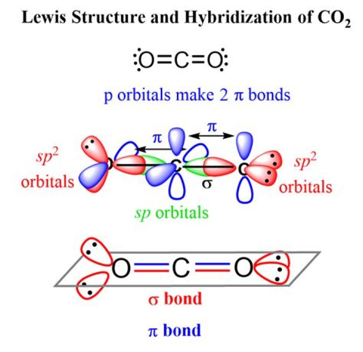 What is the hybridization of carbon in co3 2 -?