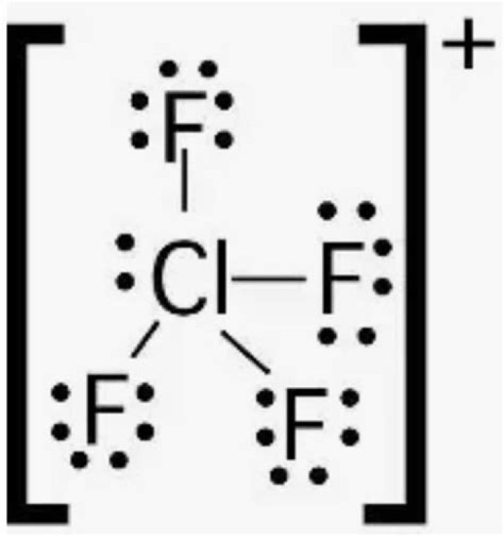 What is the molecular geometry of ClF4 -?
