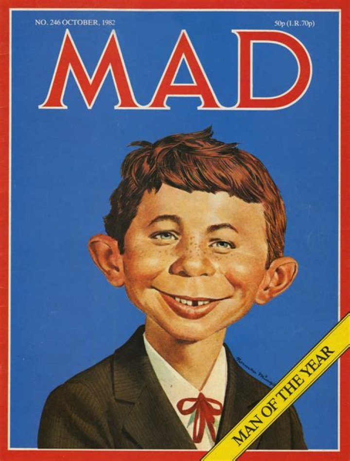 What is the name of the guy on Mad magazine?