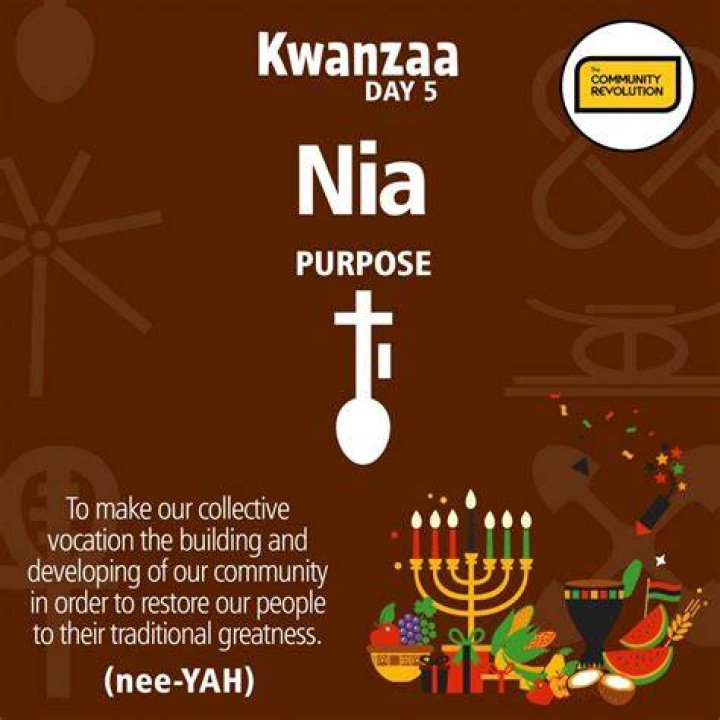 What is the principal for Day 5 of Kwanzaa?