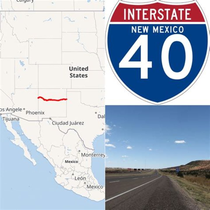 What is the safety corridor on I 40 in New Mexico?