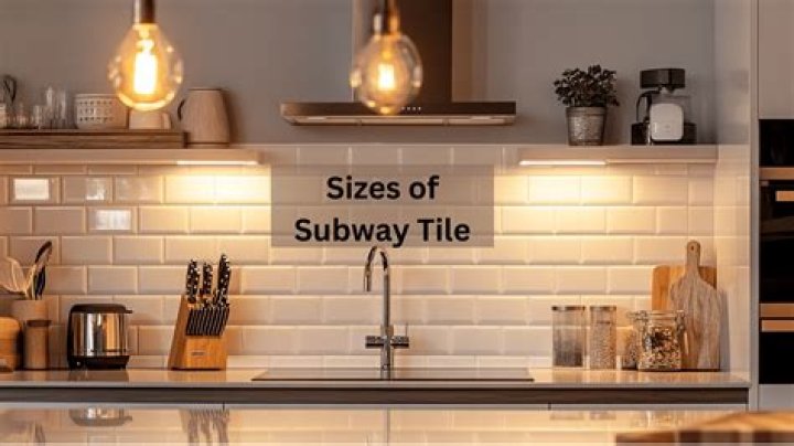What is the thickness of subway tile?