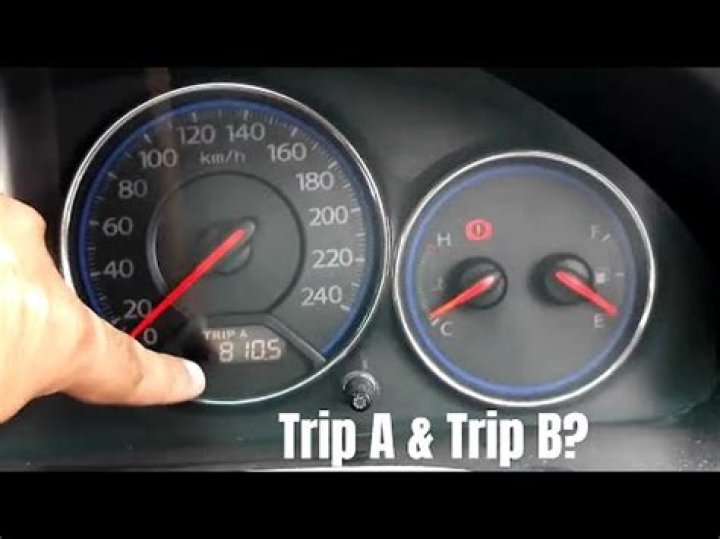 What is Trip A and Trip B in odometer?