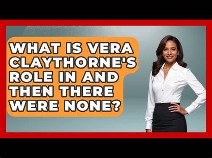 What is Vera Claythorne personality?