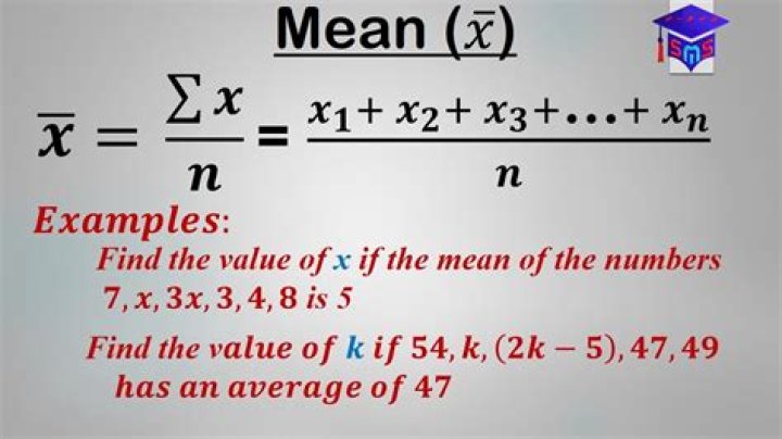 What is Xi mean in statistics?
