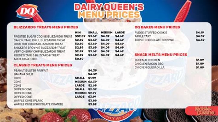 What kind of milkshakes does Dairy Queen have?