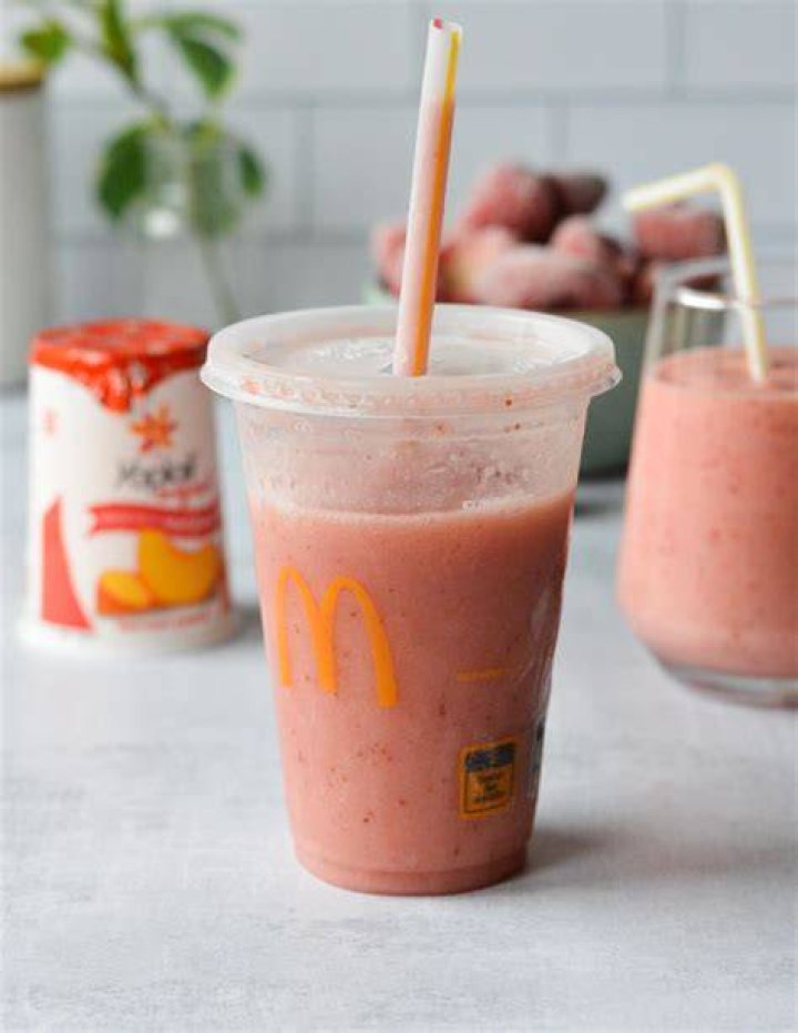What kind of protein is in McDonald’s smoothies?