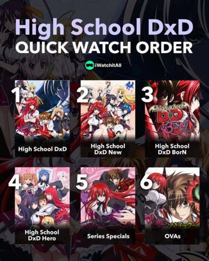 What order should I watch High School DxD in?