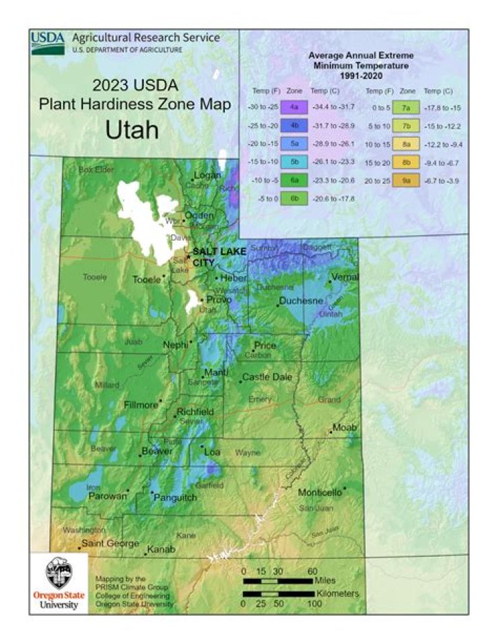What plant zone is Utah?
