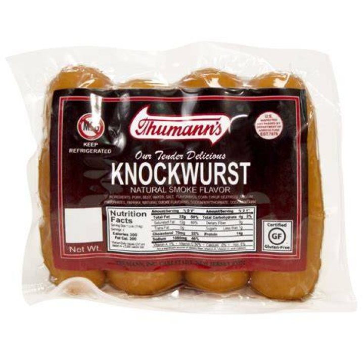 What’s a knockwurst sausage?