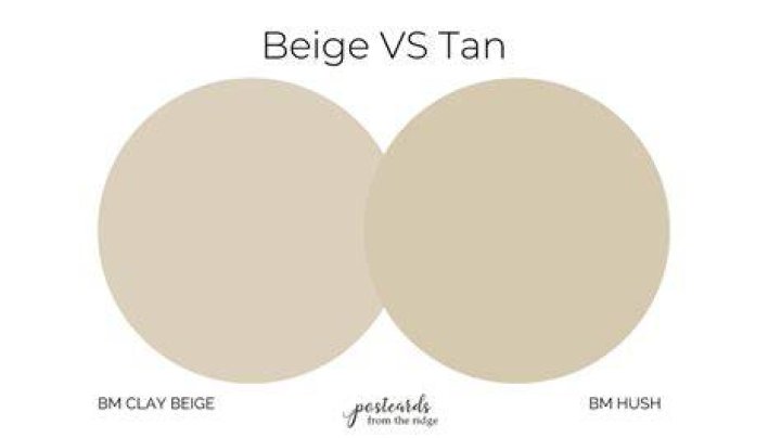 What’s the difference between tan and beige?