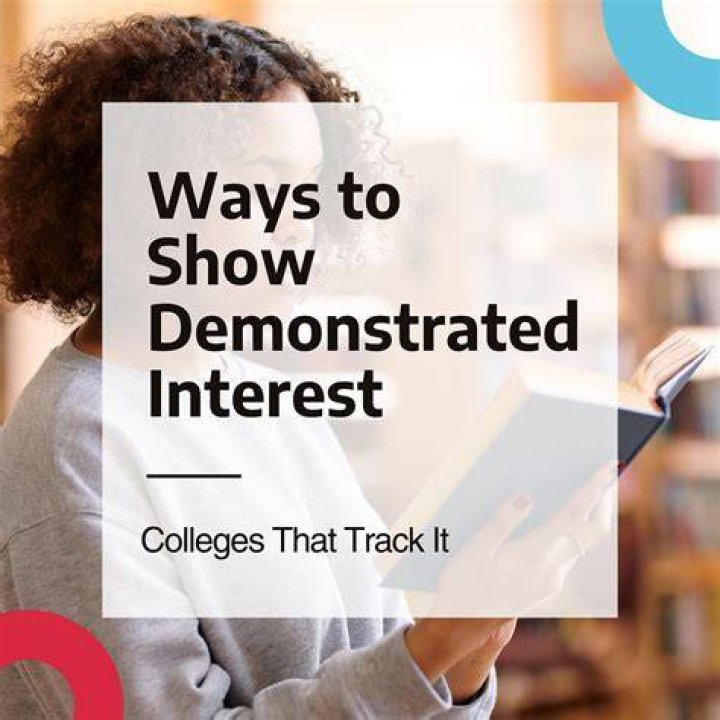 What schools keep track of demonstrated interest?
