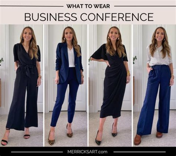 What should a woman wear to a medical conference?
