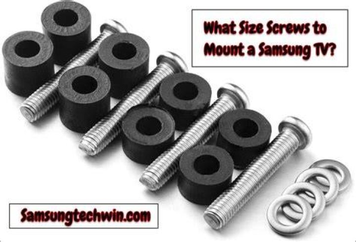 What size bolts for Samsung wall mount?