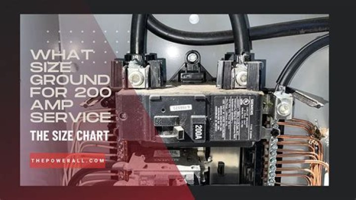 What size ground for 200 amp service?