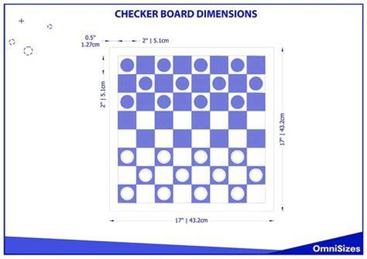 What size is a checkerboard?