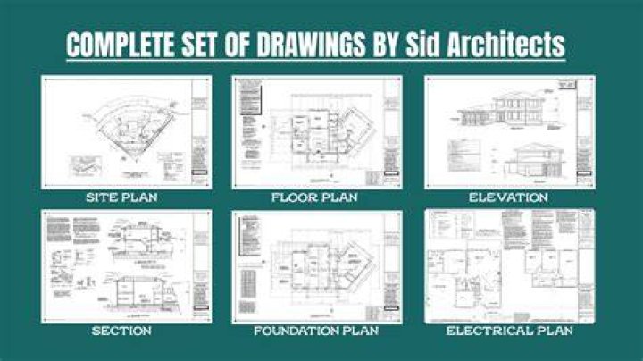 What size is a full size set of construction drawings?