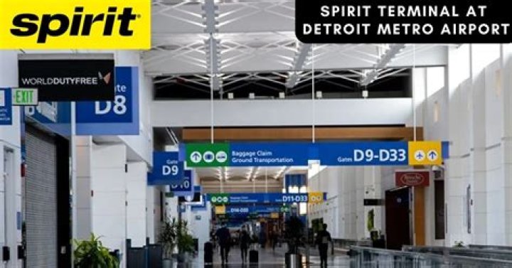 What terminal does spirit fly out of in Minneapolis?