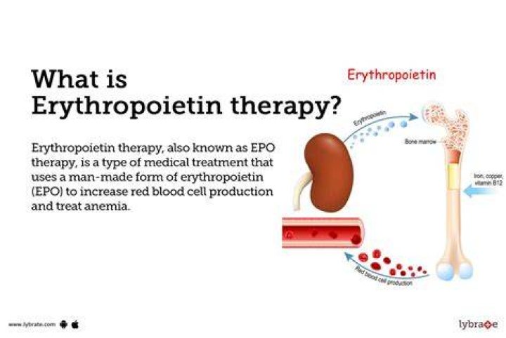 What triggers erythropoietin production?