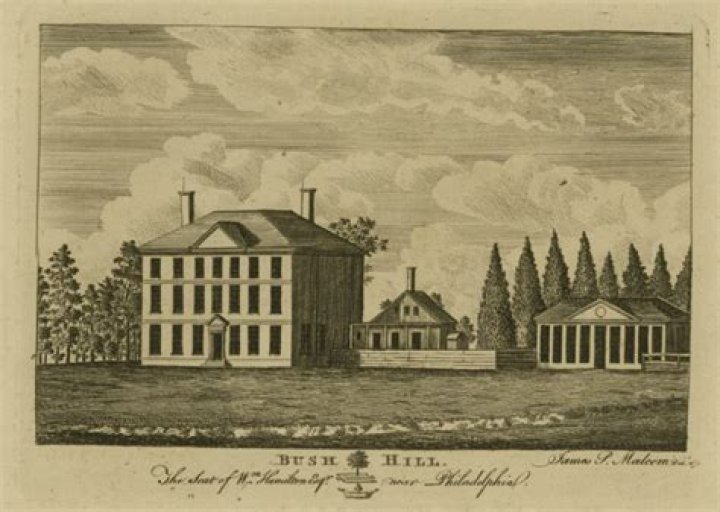 What was Bush Hill in 1793?