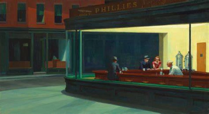What was the historical context for Edward Hopper’s Nighthawks?