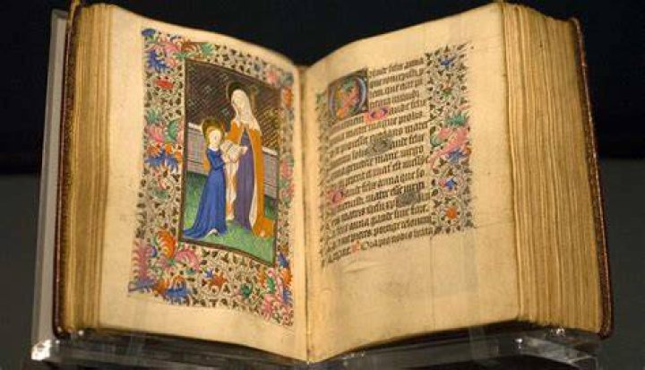What were illuminated manuscripts made of?