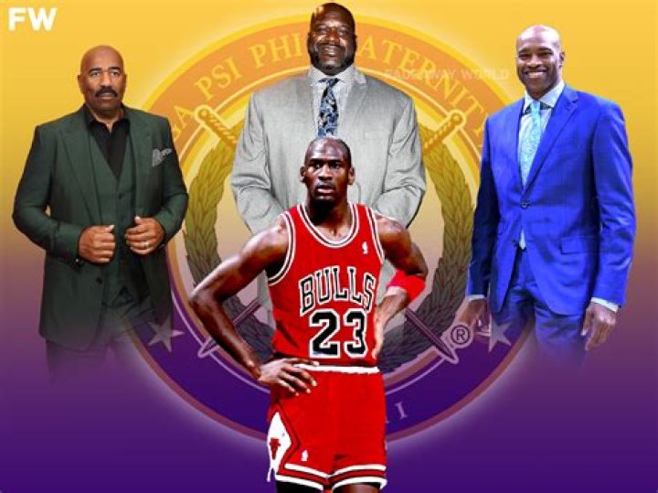 When did Michael Jordan Cross Omega Psi Phi?
