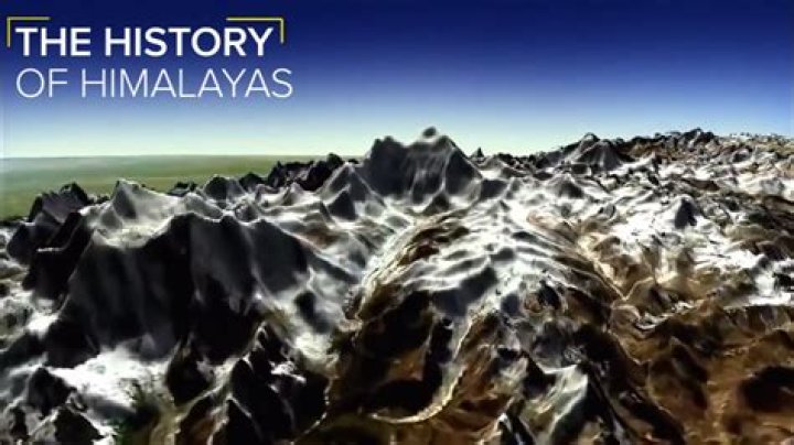 When were Himalayas formed?