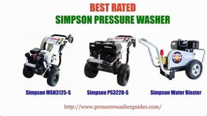 Where are Simpson power washers made?