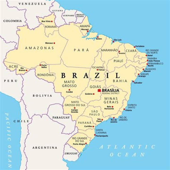 Where does Brazil rank in size?