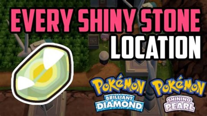 Where is a shiny stone in Platinum?