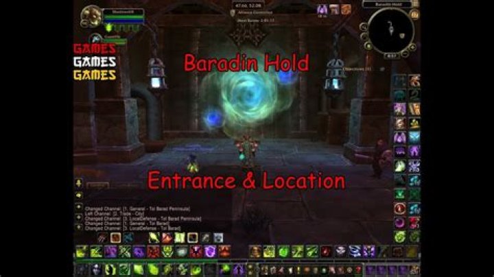 Where is baradin hold entrance?