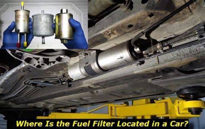 Where is the fuel filter located on a 2014 Ford Fusion?