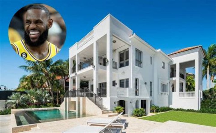 Where was LeBron’s house in Miami?