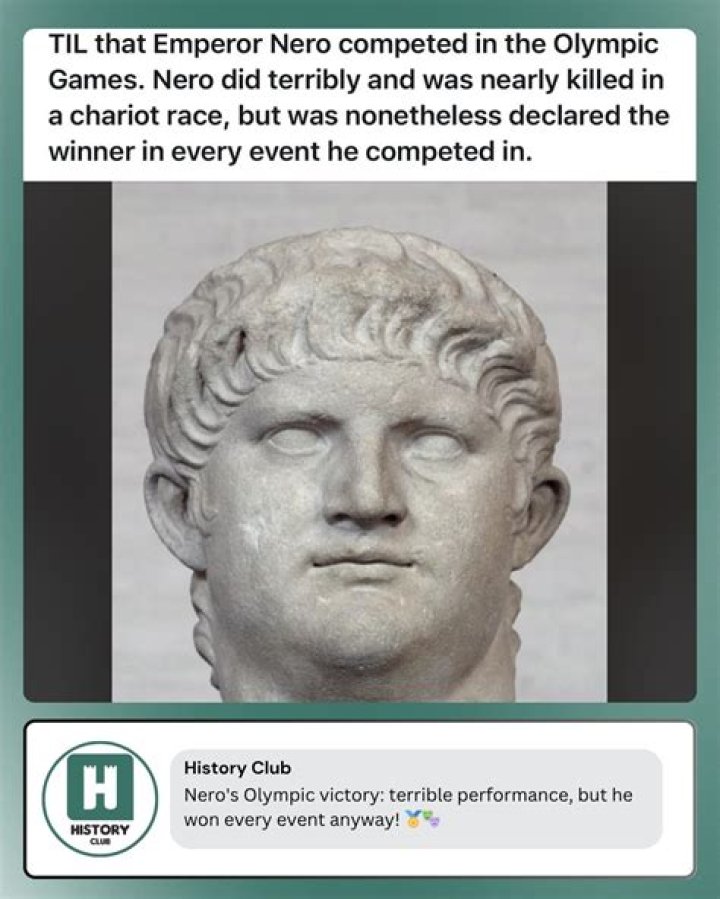 Which sport did Nero add to the Olympics?
