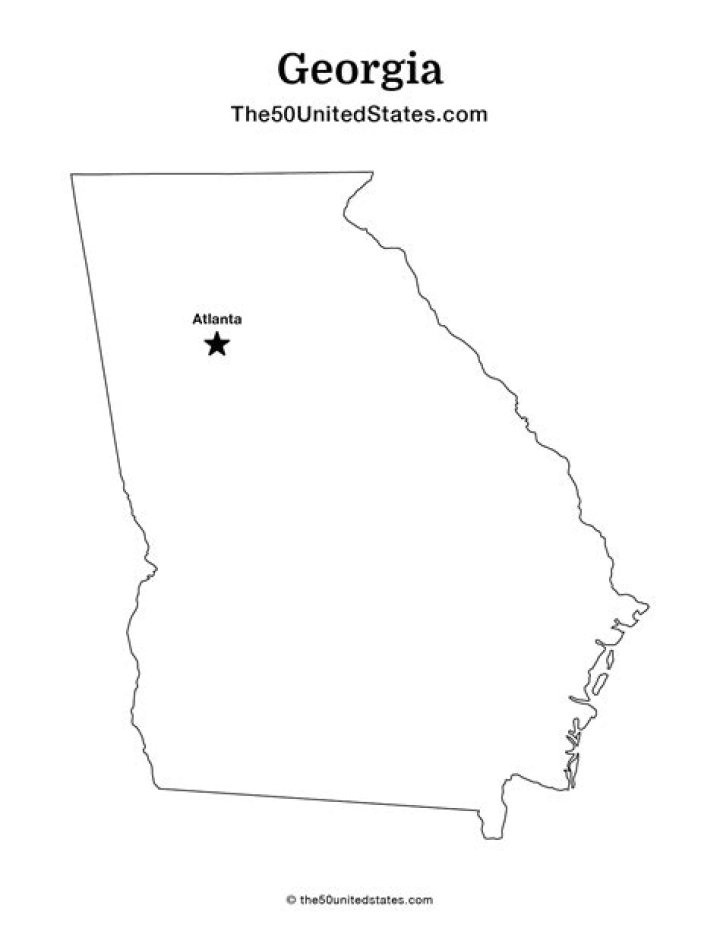 Which state is directly west of Georgia?