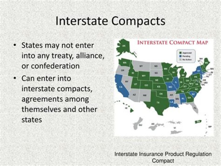 Which statement about interstate compacts is true?