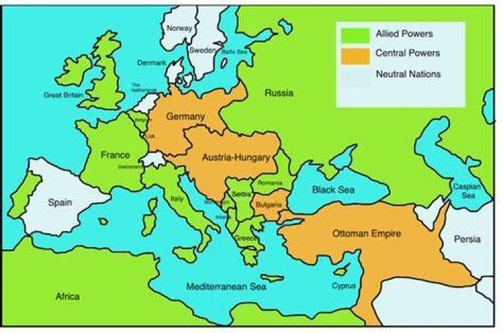 Which two Central Powers lost the most territory?