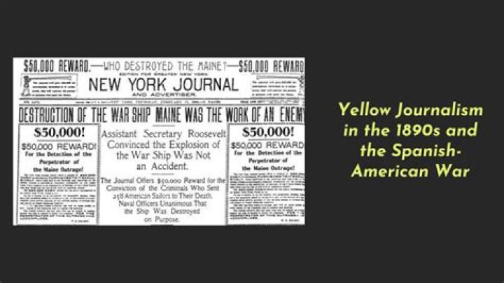 Which was a significant result of yellow journalism?