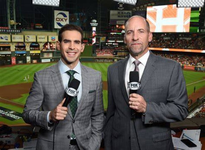 Who are the ESPN baseball announcers tonight?