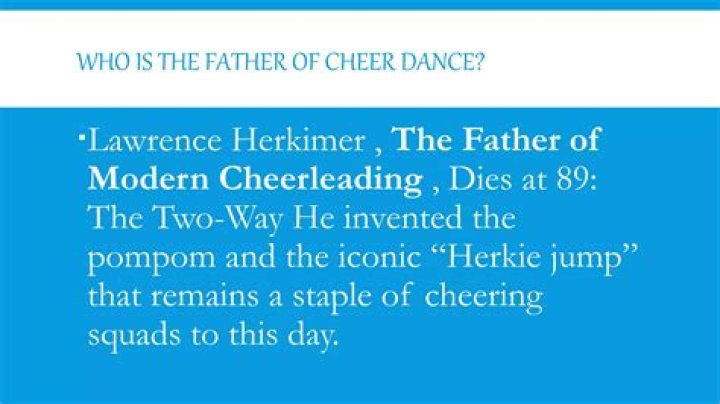 Who invented the cheering charm?