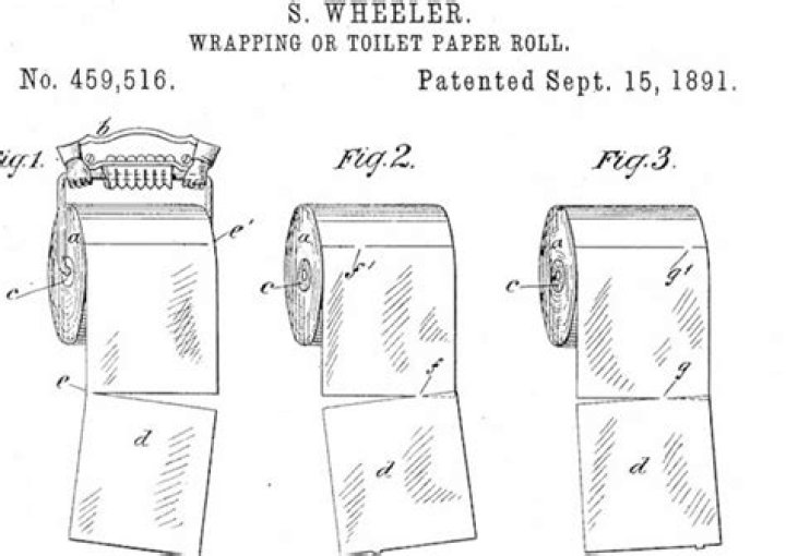 Who invented the toilet paper holder?